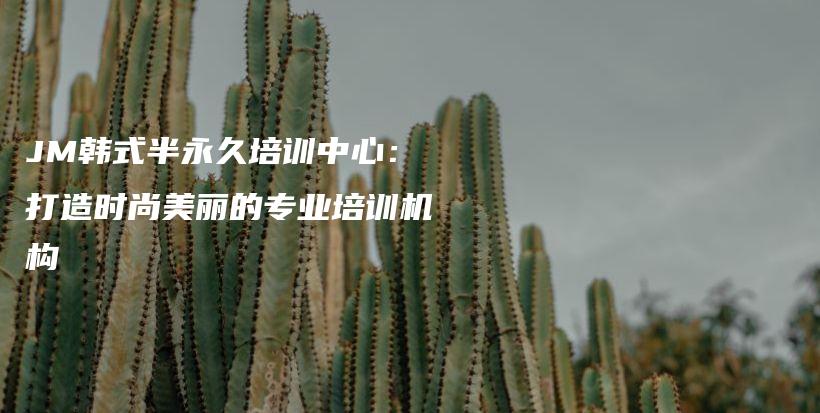 JM韓式半永久培訓(xùn)中心：打造時(shí)尚美麗的專(zhuān)業(yè)培訓(xùn)機(jī)構(gòu)插圖