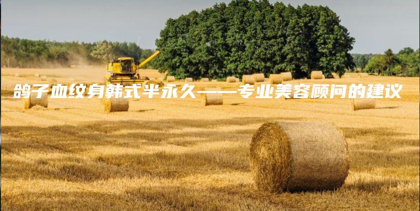 鴿子血紋身韓式半永久——專業(yè)美容顧問的建議插圖