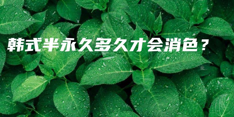 韓式半永久多久才會消色？插圖