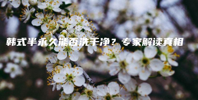 韓式半永久能否洗干凈？專家解讀真相插圖