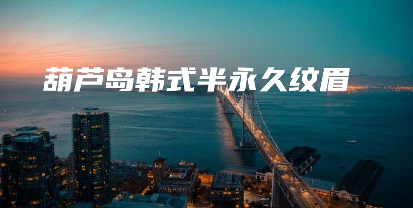 葫蘆島韓式半永久紋眉插圖