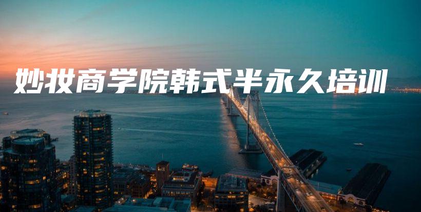 妙妝商學(xué)院韓式半永久培訓(xùn)插圖