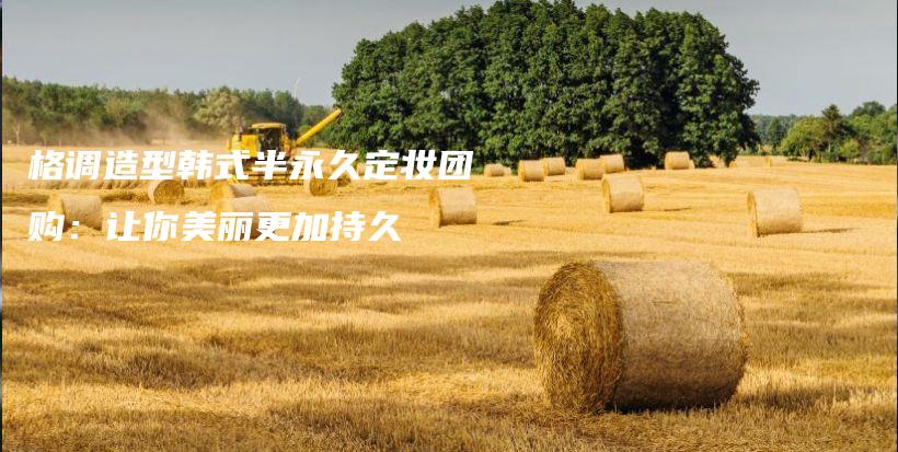 格調(diào)造型韓式半永久定妝團購：讓你美麗更加持久插圖