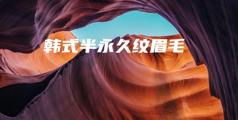 韓式半永久紋眉毛插圖
