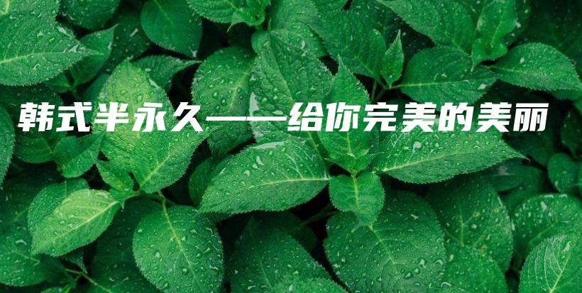 韓式半永久——給你完美的美麗插圖