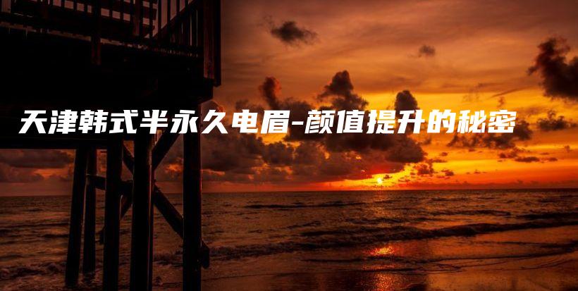 天津韓式半永久電眉-顏值提升的秘密插圖