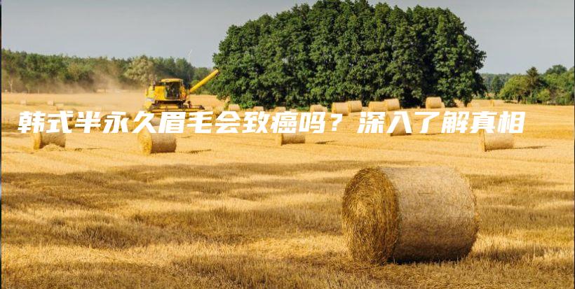 韓式半永久眉毛會致癌嗎？深入了解真相插圖
