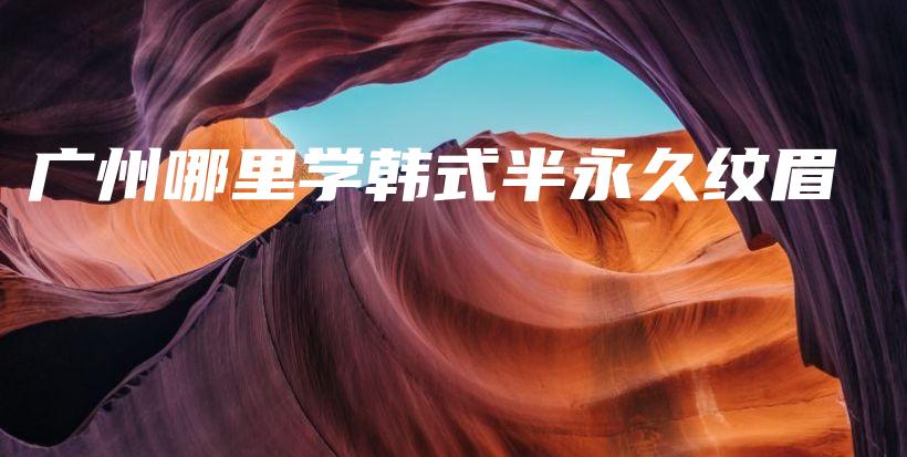 廣州哪里學(xué)韓式半永久紋眉插圖