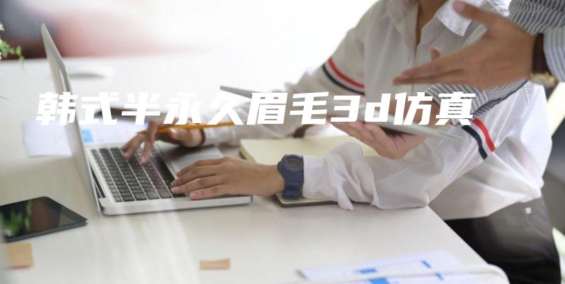 韓式半永久眉毛3d仿真插圖