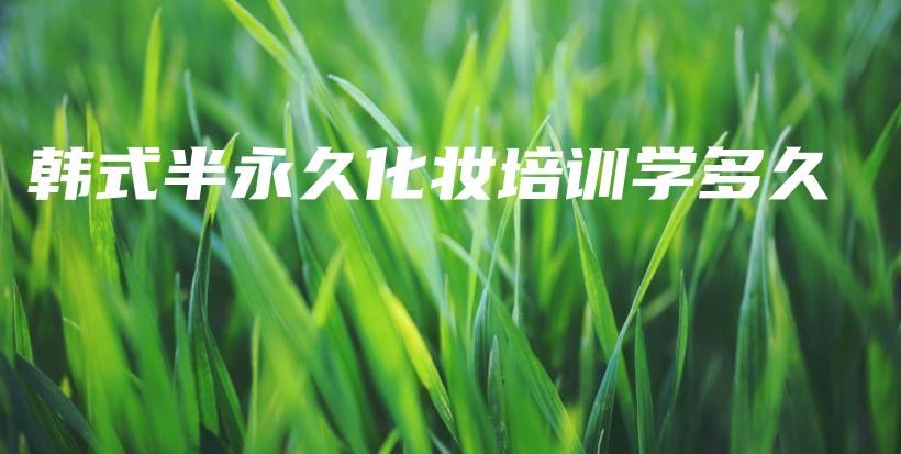 韓式半永久化妝培訓(xùn)學(xué)多久插圖
