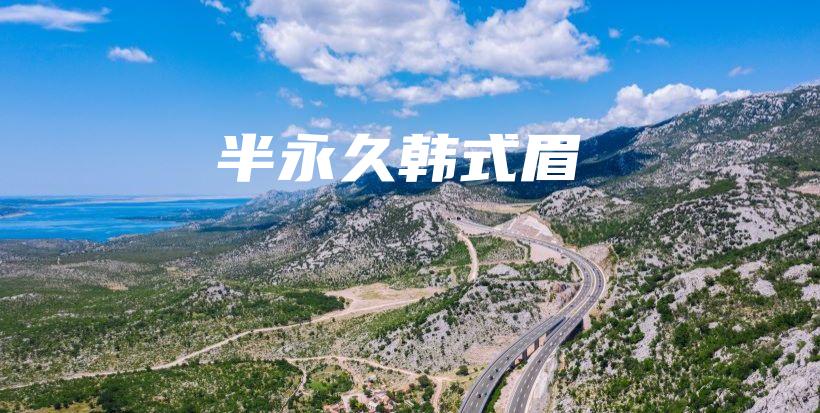 半永久韓式眉插圖