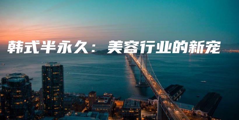 韓式半永久：美容行業(yè)的新寵插圖