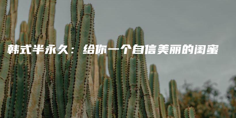韓式半永久：給你一個自信美麗的閨蜜插圖