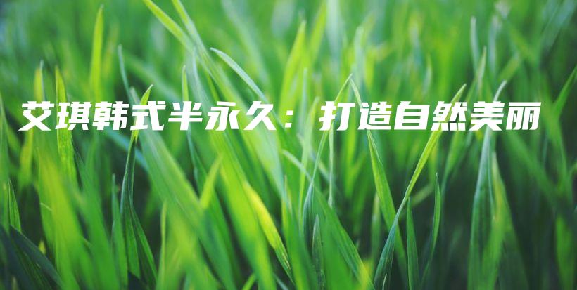 艾琪韓式半永久：打造自然美麗插圖