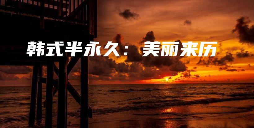 韓式半永久：美麗來歷插圖