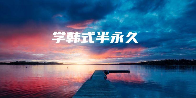 學(xué)韓式半永久插圖