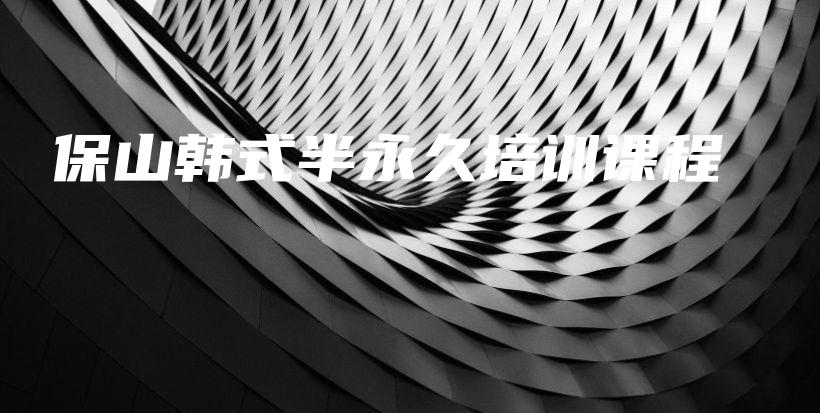 保山韓式半永久培訓課程插圖