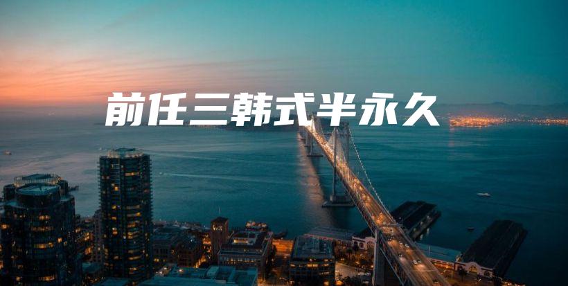前任三韓式半永久插圖