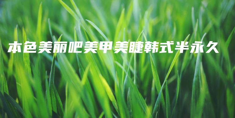 本色美麗吧美甲美睫韓式半永久插圖