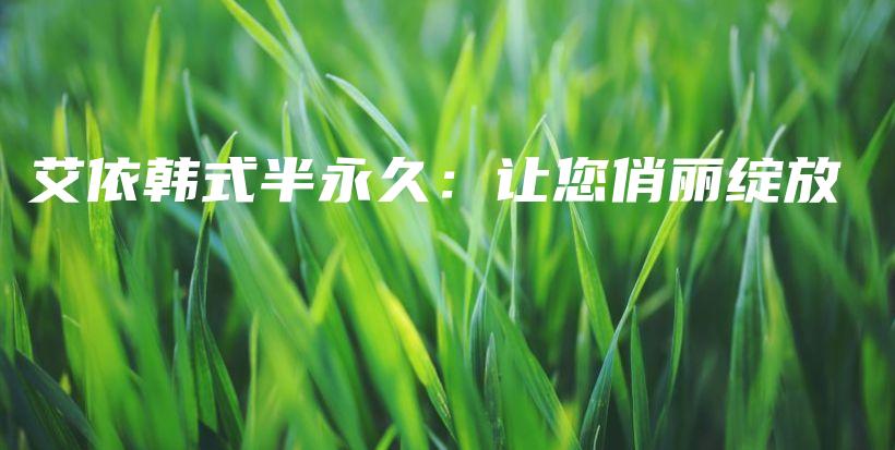 艾依韓式半永久：讓您俏麗綻放插圖