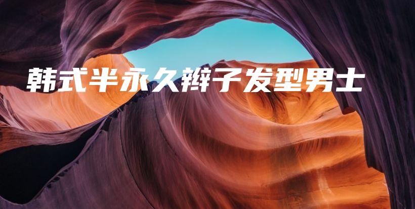韓式半永久辮子發(fā)型男士插圖