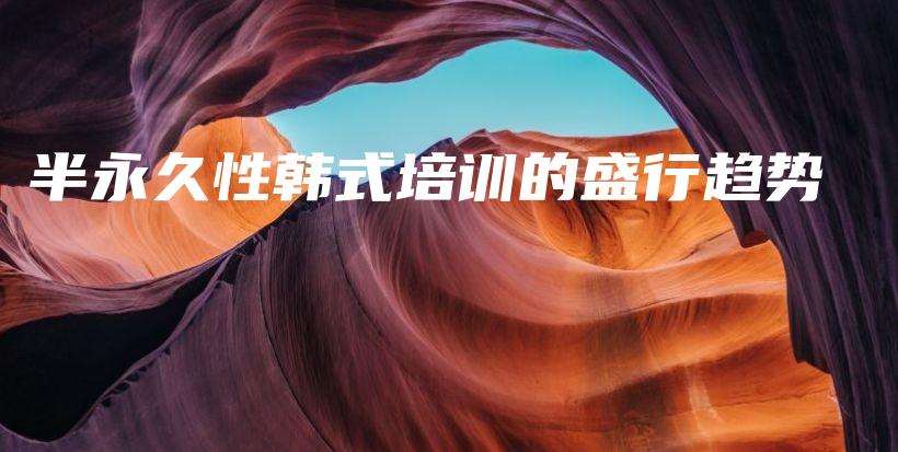 半永久性韓式培訓(xùn)的盛行趨勢插圖