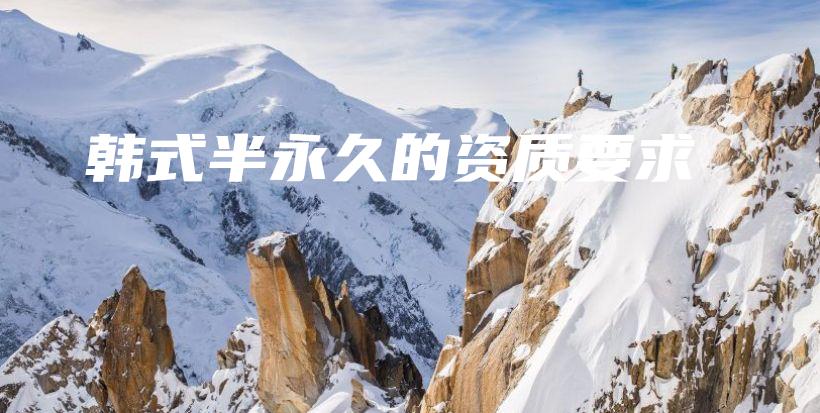 韓式半永久的資質(zhì)要求插圖