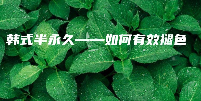 韓式半永久——如何有效褪色插圖