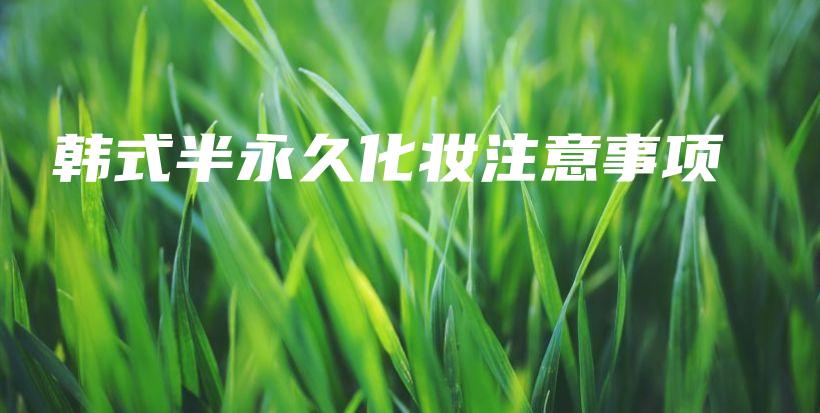 韓式半永久化妝注意事項(xiàng)插圖