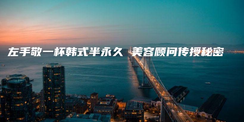 左手敬一杯韓式半永久 美容顧問傳授秘密插圖