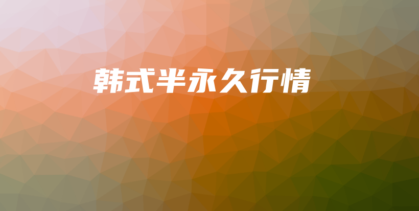韓式半永久行情插圖