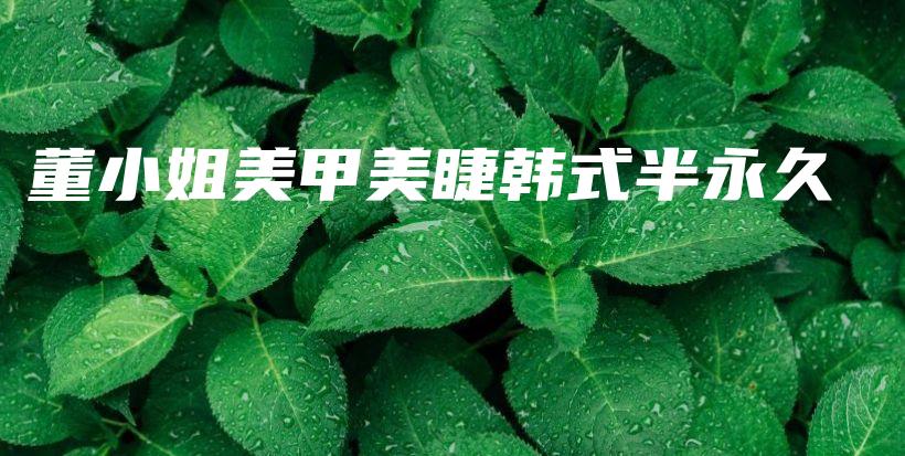 董小姐美甲美睫韓式半永久插圖