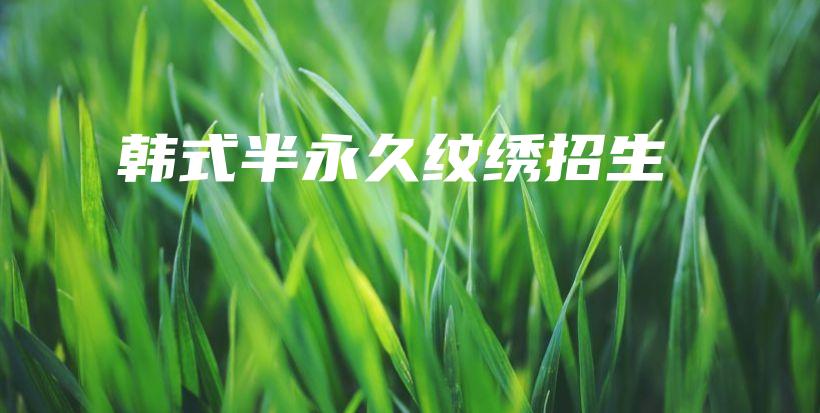 韓式半永久紋繡招生插圖