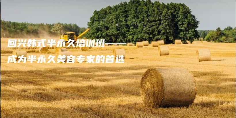 回興韓式半永久培訓(xùn)班——成為半永久美容專家的首選插圖